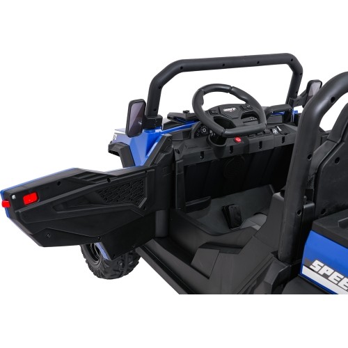 Traktor z przyczepą Farmer Truck X-POWER, niebieski