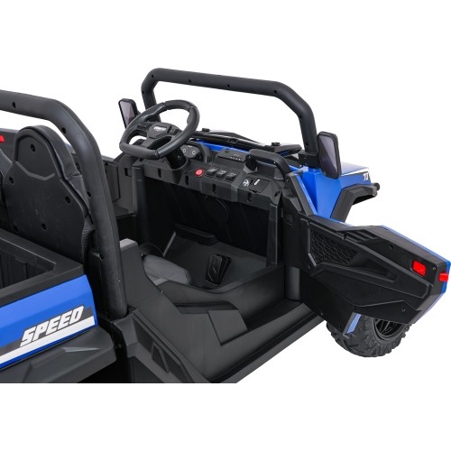 Traktor z przyczepą Farmer Truck X-POWER, niebieski