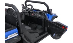 Traktor z przyczepą Farmer Truck X-POWER, niebieski