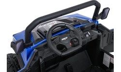 Traktor z przyczepą Farmer Truck X-POWER, niebieski