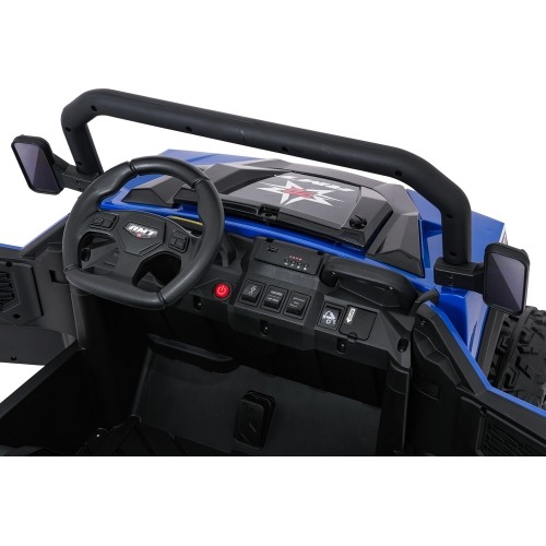 Traktor z przyczepą Farmer Truck X-POWER, niebieski