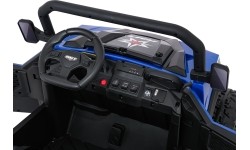 Traktor z przyczepą Farmer Truck X-POWER, niebieski