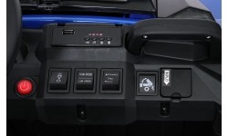 Traktor z przyczepą Farmer Truck X-POWER, niebieski