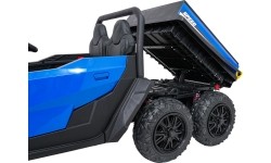 Traktor z przyczepą Farmer Truck X-POWER, niebieski