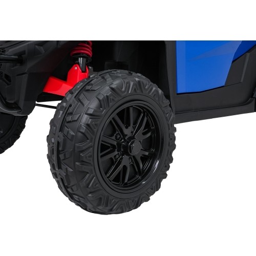 Traktor z przyczepą Farmer Truck X-POWER, niebieski