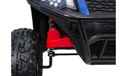 Traktor z przyczepą Farmer Truck X-POWER, niebieski