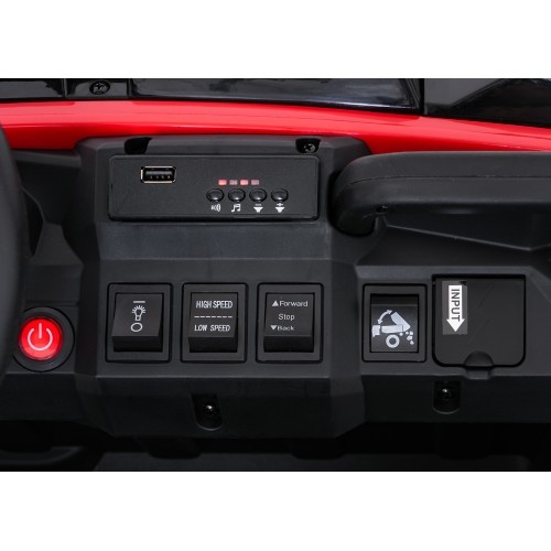 Pojazd elektryczny Farmer Truck X-POWER czerwony