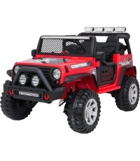 Pojazd elektryczny Jeep BEAST 4x4, czerwony