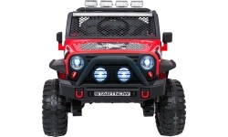 Pojazd elektryczny Jeep BEAST 4x4, czerwony