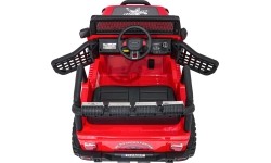 Pojazd elektryczny Jeep BEAST 4x4, czerwony