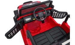 Pojazd elektryczny Jeep BEAST 4x4, czerwony