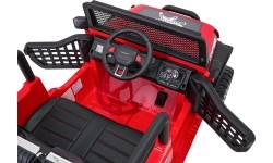 Pojazd elektryczny Jeep BEAST 4x4, czerwony