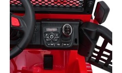 Pojazd elektryczny Jeep BEAST 4x4, czerwony