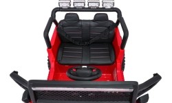 Pojazd elektryczny Jeep BEAST 4x4, czerwony