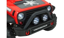 Pojazd elektryczny Jeep BEAST 4x4, czerwony