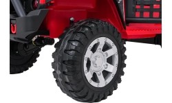 Pojazd elektryczny Jeep BEAST 4x4, czerwony