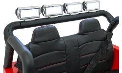 Pojazd elektryczny Jeep BEAST 4x4, czerwony
