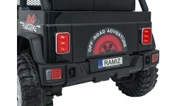 Pojazd elektryczny Jeep BEAST 4x4 Black