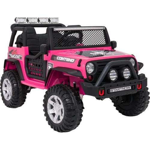 Pojazd elektryczny Jeep Beast 4x4 różowy