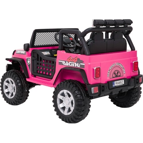 Pojazd elektryczny Jeep Beast 4x4 różowy