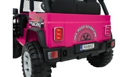 Pojazd elektryczny Jeep Beast 4x4 różowy