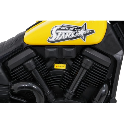 Pojazd elektryczny dla dzieci Motor STAR, żółty