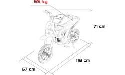 Pojazd elektryczny Motor RZ56 MAX, niebieski