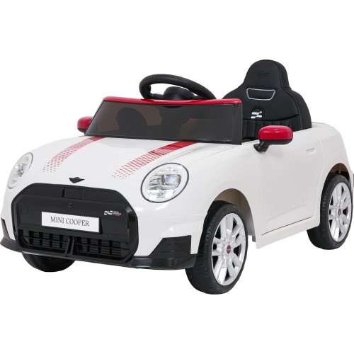 Pojazd elektryczny Mini Cooper, biały
