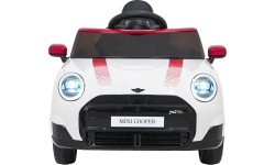 Pojazd elektryczny Mini Cooper, biały