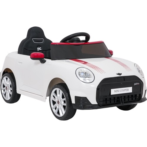 Pojazd elektryczny Mini Cooper, biały