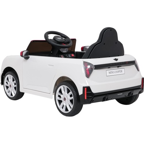 Pojazd elektryczny Mini Cooper, biały