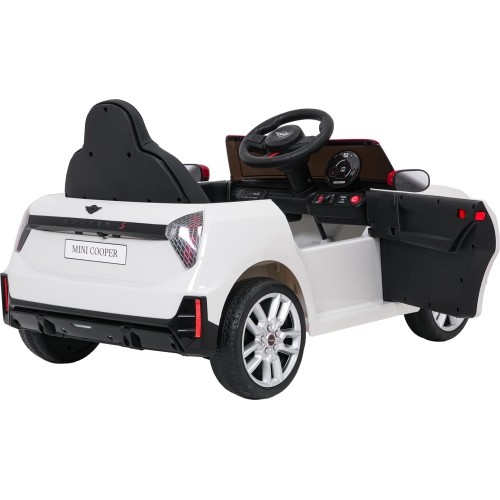 Pojazd elektryczny Mini Cooper, biały