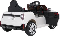 Pojazd elektryczny Mini Cooper, biały