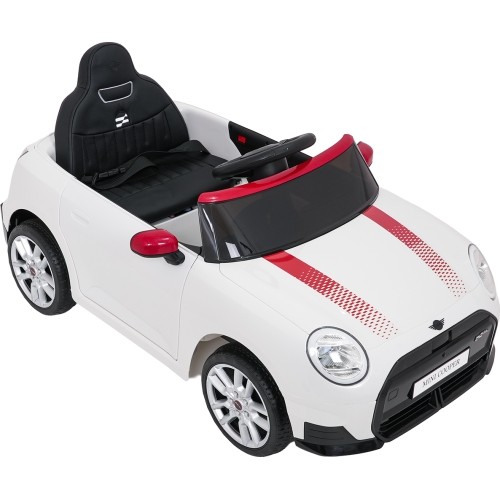 Pojazd elektryczny Mini Cooper, biały