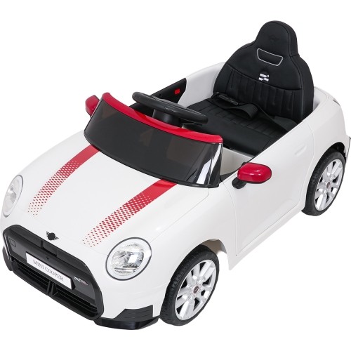 Pojazd elektryczny Mini Cooper, biały