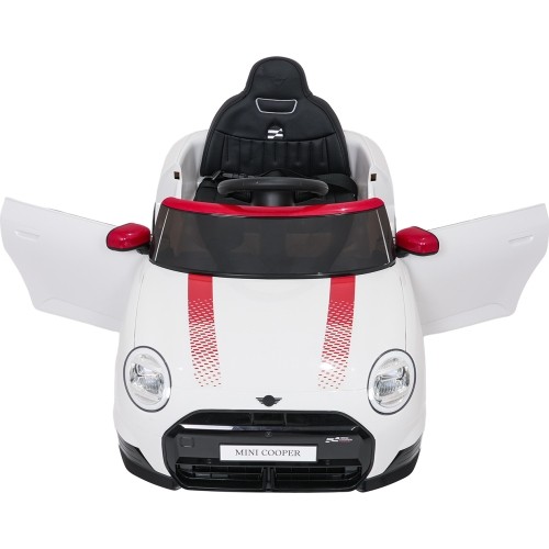 Pojazd elektryczny Mini Cooper, biały