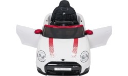 Pojazd elektryczny Mini Cooper, biały