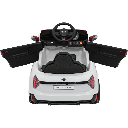 Pojazd elektryczny Mini Cooper, biały