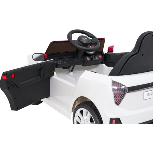 Pojazd elektryczny Mini Cooper, biały