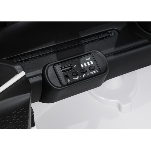 Pojazd elektryczny Mini Cooper, biały