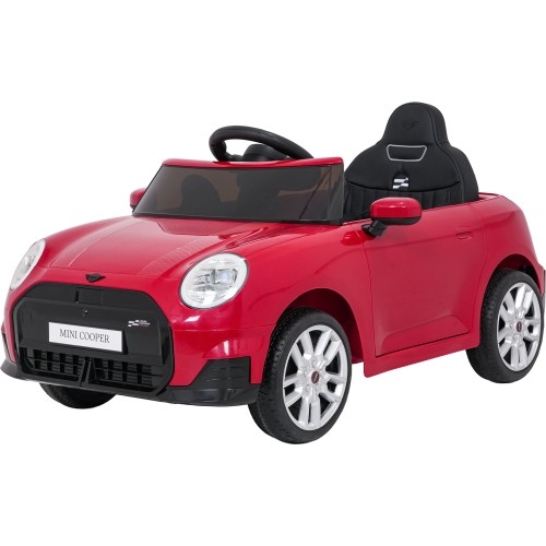Pojazd elektryczny Mini Cooper, czerwony