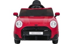 Pojazd elektryczny Mini Cooper, czerwony