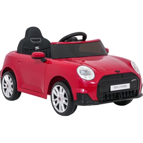 Pojazd elektryczny Mini Cooper, czerwony