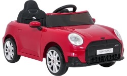 Pojazd elektryczny Mini Cooper, czerwony