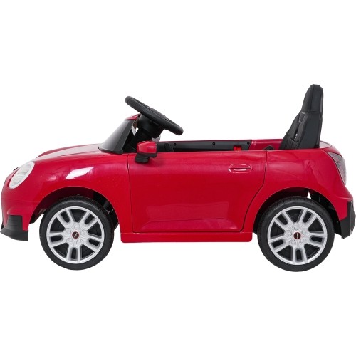 Pojazd elektryczny Mini Cooper, czerwony