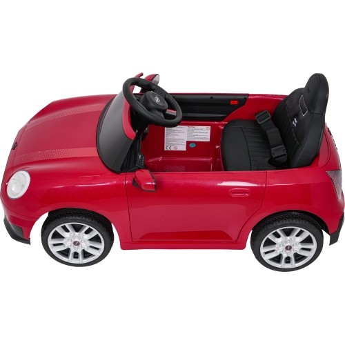 Pojazd elektryczny Mini Cooper, czerwony