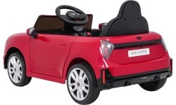 Pojazd elektryczny Mini Cooper, czerwony