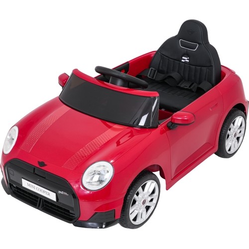 Pojazd elektryczny Mini Cooper, czerwony