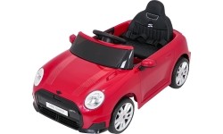 Pojazd elektryczny Mini Cooper, czerwony