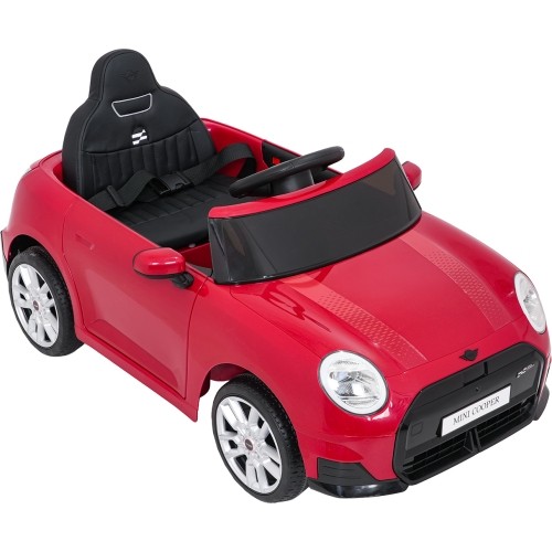 Pojazd elektryczny Mini Cooper, czerwony